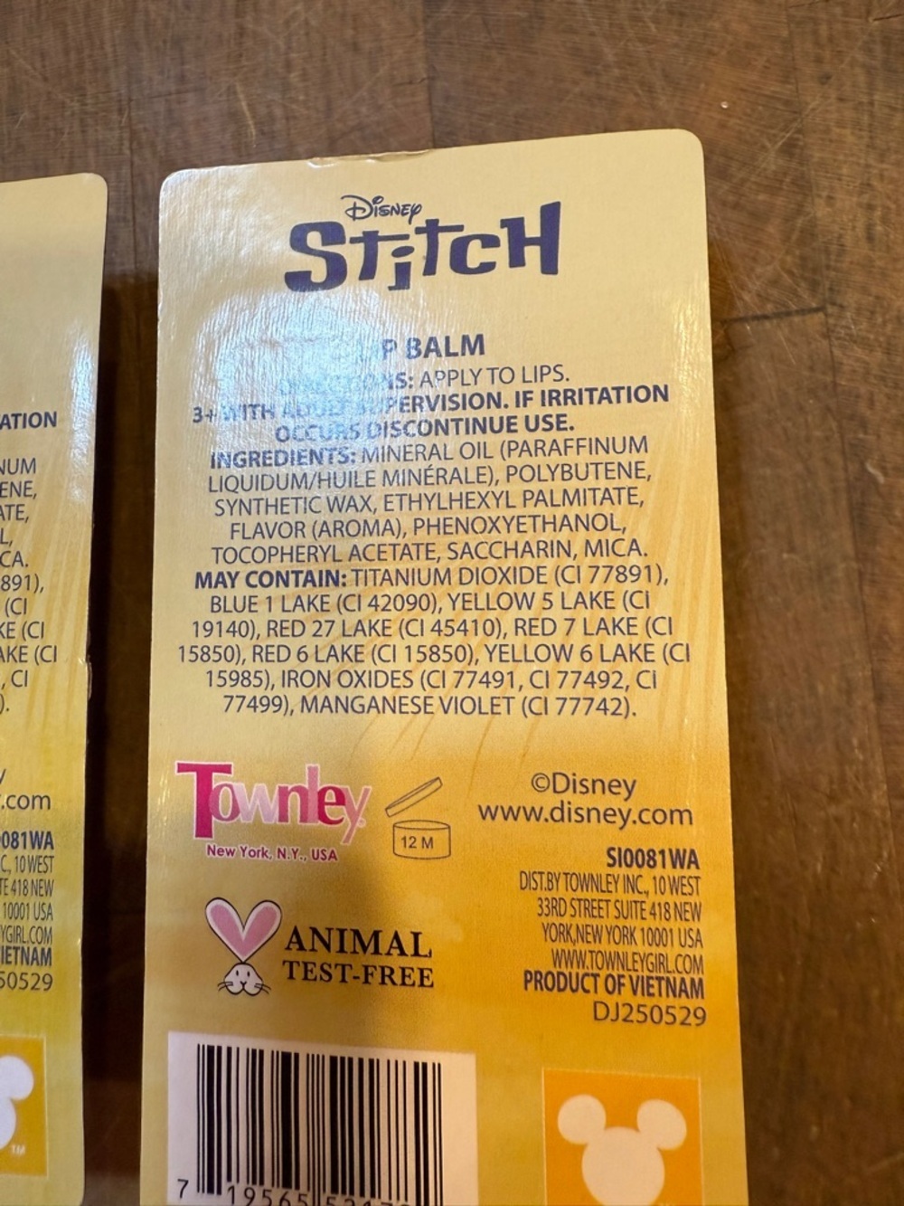 Disney Stitch Lip Balm Twin Pack - Blue, Pink, Purple Brand NEW - Picture 6 of 7